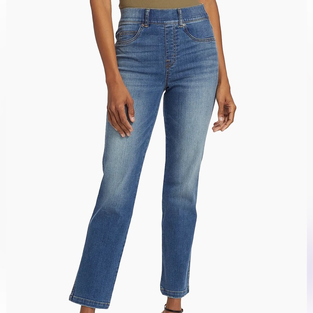 Spanx Straight-Leg Ankle Jeans